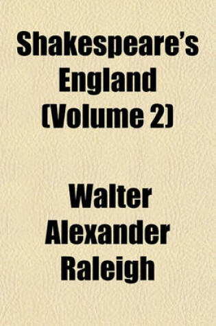 Cover of Shakespeare's England (Volume 2)