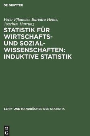 Cover of Statistik für Wirtschafts- und Sozialwissenschaften