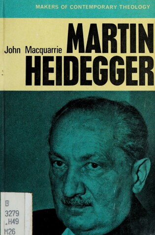 Cover of Martin Heidegger