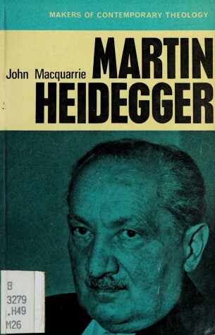 Book cover for Martin Heidegger