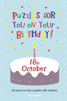 Book cover for Puzzles for you on your birthday - 18th October