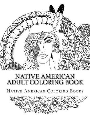 Book cover for Native American Adult Coloring Book