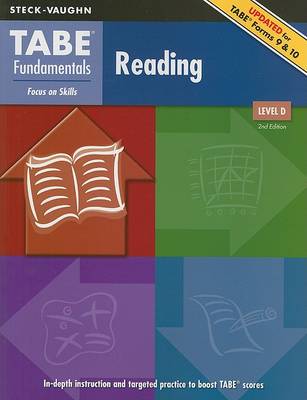 Book cover for TABE Fundamentals Reading, Level D