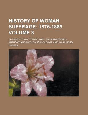 Book cover for History of Woman Suffrage Volume 3