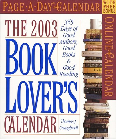 Book cover for Book Lovers Page-a-Day 2003 Calendar