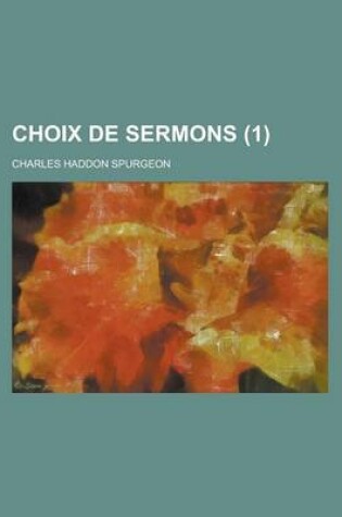 Cover of Choix de Sermons (1)