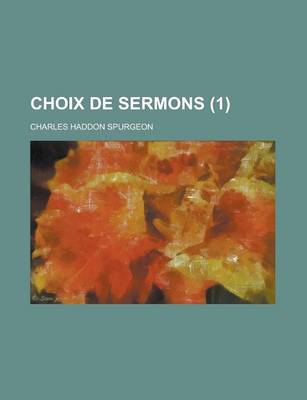 Book cover for Choix de Sermons (1)