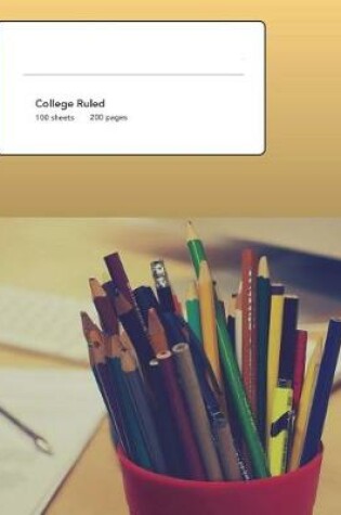 Cover of Color Full of Pencils Composition Book