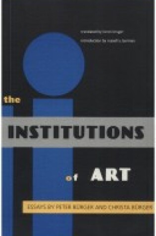 Cover of The Institutions of Art