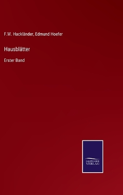 Book cover for Hausblätter