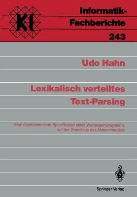 Cover of Lexikalisch verteiltes Text-Parsing