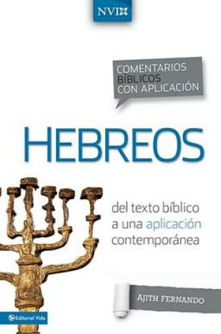 Cover of Comentario Bíblico Con Aplicación NVI Hebreos