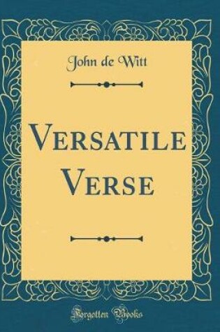 Cover of Versatile Verse (Classic Reprint)