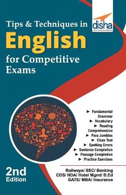 Book cover for Tips & Techniques in English for Competitive Exams 2nd Edition