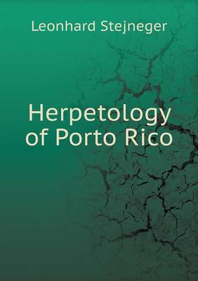 Book cover for Herpetology of Porto Rico