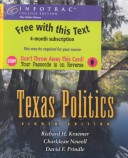 Book cover for Texas Politics with Infotrac