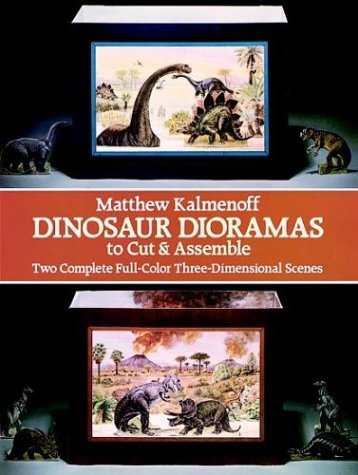 Book cover for Dinosaur Sioramas to Cut and Assemble