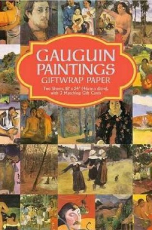 Cover of Gauguin Paintings Giftwrap Paper