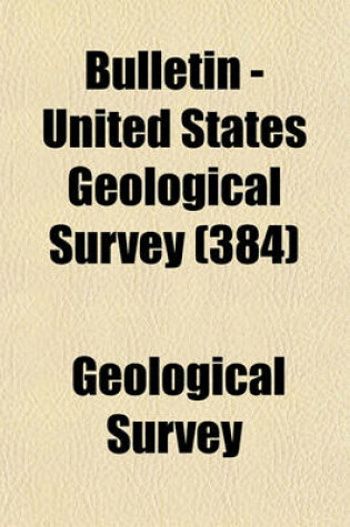 Cover of Bulletin - United States Geological Survey (Volume 384)