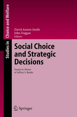 Book cover for Social Choice and Strategic Decisions