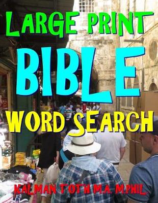 Book cover for Large Print Bible Word Search