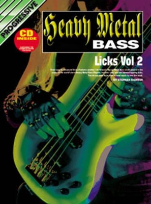 Book cover for Progressive Metal Bass Licks
