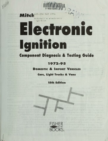 Book cover for Mitchell's Electronic Ignition Troubleshooting Guide for Domestic and Import Vehicles