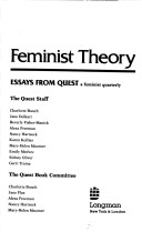 Cover of Building Feminist Theory