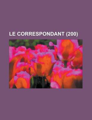 Book cover for Le Correspondant (200)