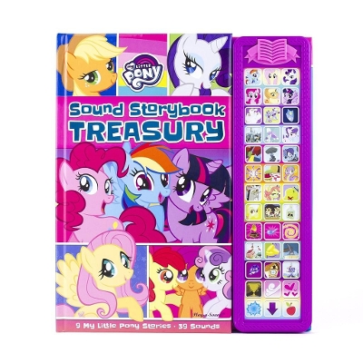 Book cover for Hasbro My Little Pony: Sound Treasury Book