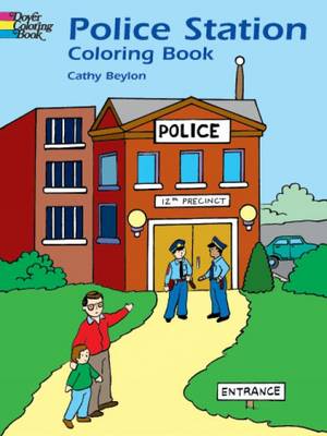 Book cover for Police Station Colouring Book