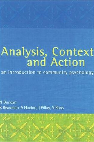 Cover of Analysis, Context and Action