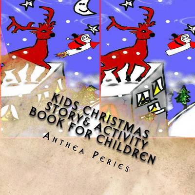 Book cover for Kids Christmas Story& Activity Book for Children