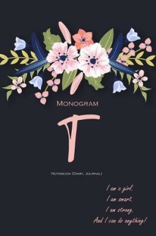 Cover of Monogram 'T' Notebook (Diary, Journal)