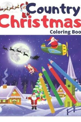 Cover of Country Christmas Coloring Book