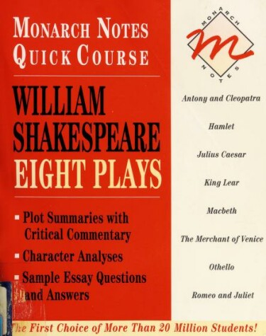 Book cover for William Shakespeare: Eight Plays
