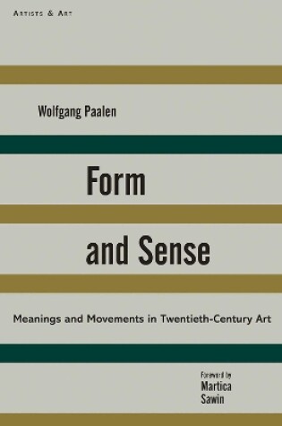 Cover of Form and Sense