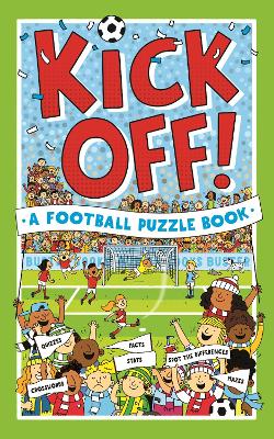 Book cover for Kick Off! A Football Puzzle Book