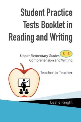 Book cover for Student Practice Test Booklet in Reading and Writing