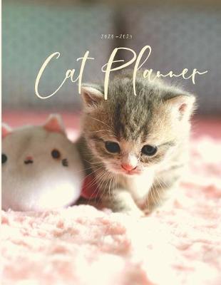 Book cover for 2020-2024 Five Year Planner Monthly Calendar Kitten Cat Goals Agenda Schedule Organizer