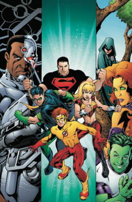 Book cover for The Teen Titans Omnibus by Geoff Johns