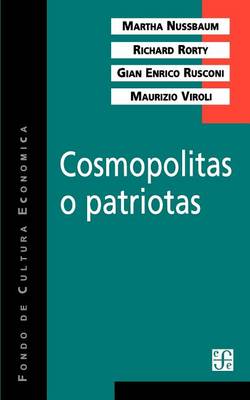 Book cover for Cosmopolitas o patriotas