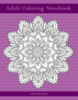 Book cover for Adult Coloring Notebook (purple edition)