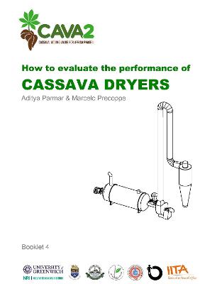 Book cover for How to evaluate the performance of cassava pneumatic dryers