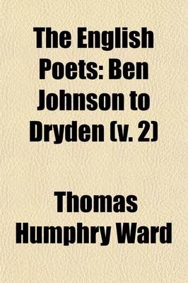 Book cover for Ben Johnson to Dryden Volume 2