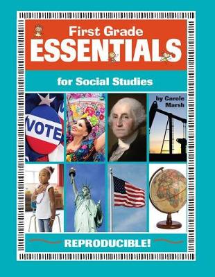 Book cover for First Grade Essentials for Social Studies