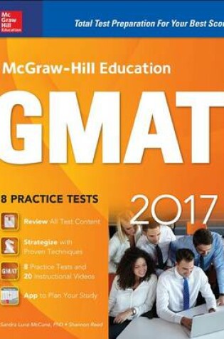 Cover of McGraw-Hill Education GMAT 2017
