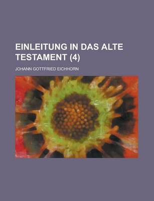 Book cover for Einleitung in Das Alte Testament (4 )