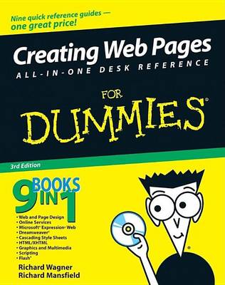 Book cover for Creating Web Pages All-In-One Desk Reference for Dummies