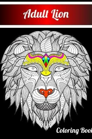Cover of Adult Lion Coloring Book